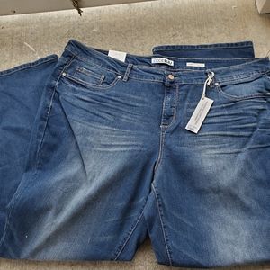Nwt Women's Plus Code Bleu Jeans 24w bootcut